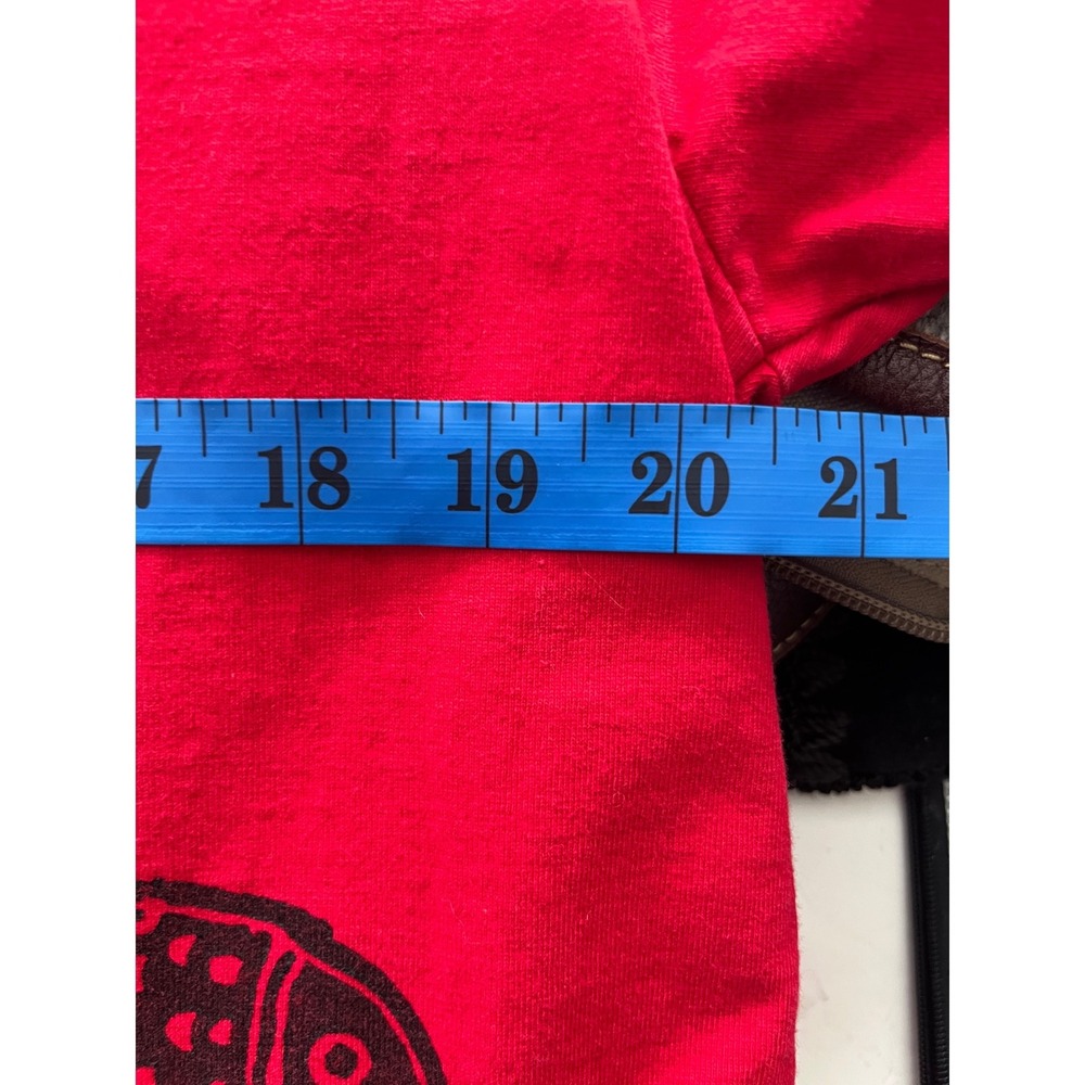 Viva City Red Cotton Beach Nautical Print Casual Dress‎ Pockets Size L - Picture 7 of 10